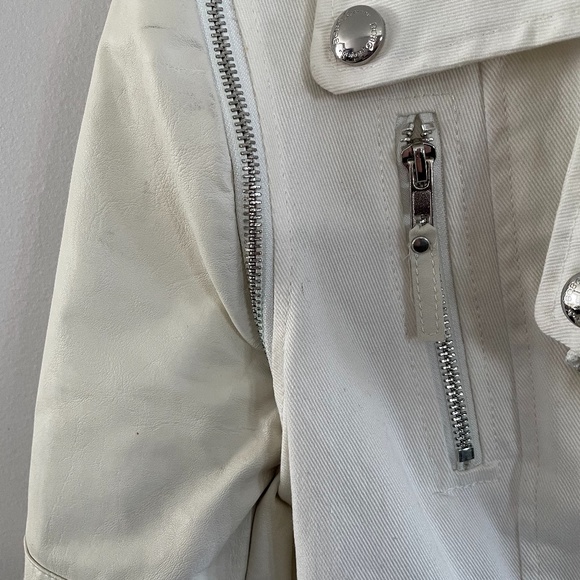 BCBG Generation Moto Denim Jacket - Picture 3 of 4